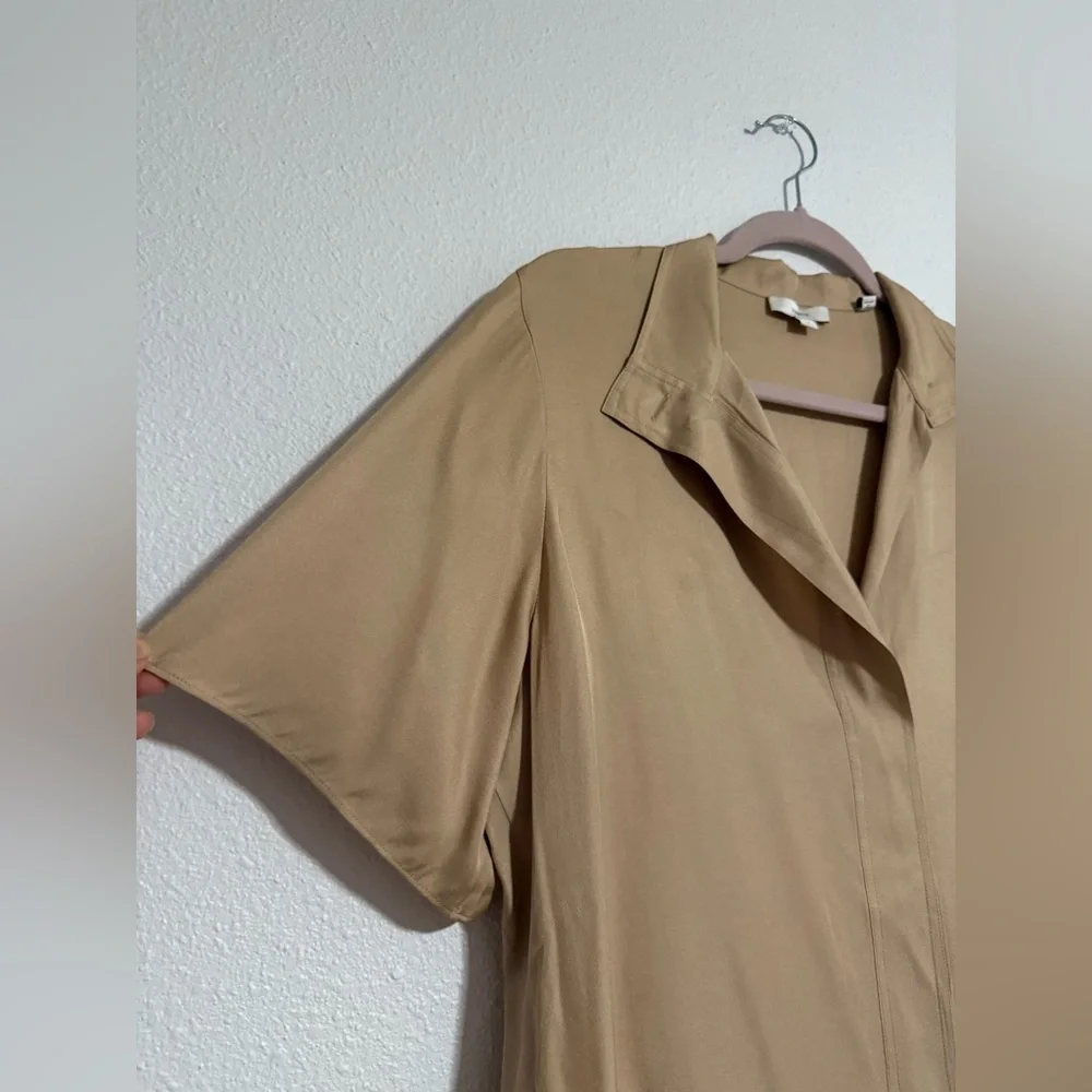 Vince Short-Sleeve Stand-Collar Button-Front Shirt - Picture 3 of 6